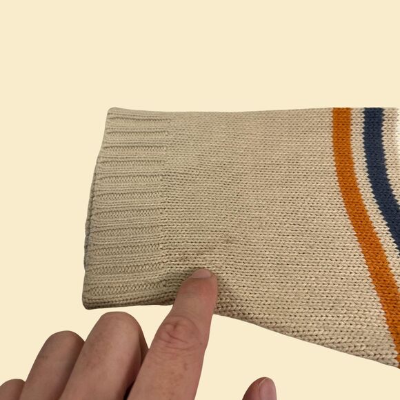 Vintage Y2K Southpole sweater, size L blue/beige spellout logo 2000s sweatshirt - Picture 8 of 10